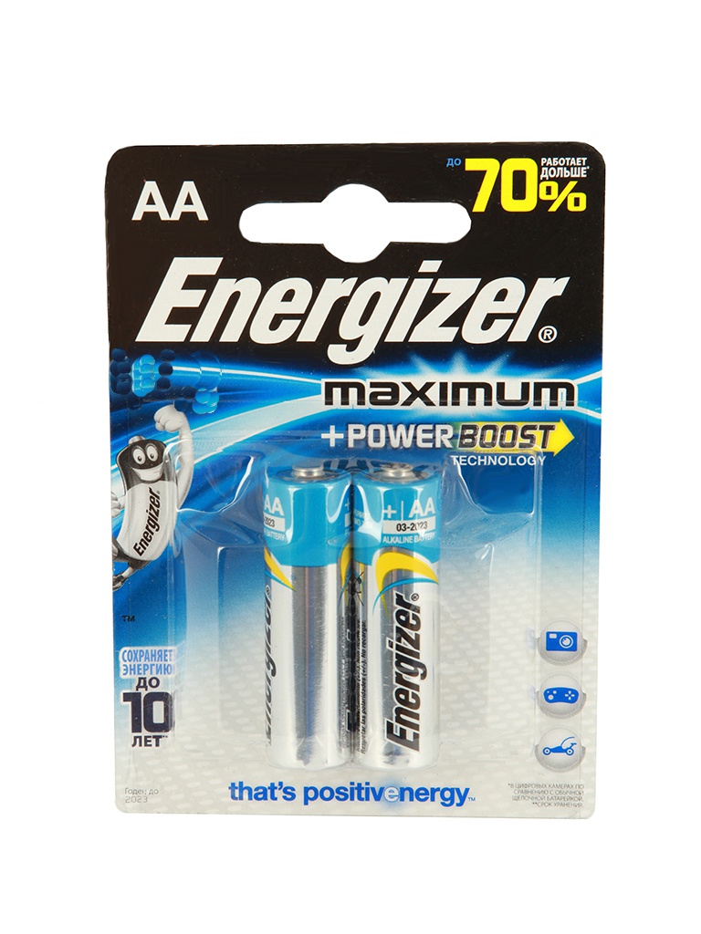 Energizer Батарейка AA - Energizer Maximum Alkaline LR06 (2 штуки)