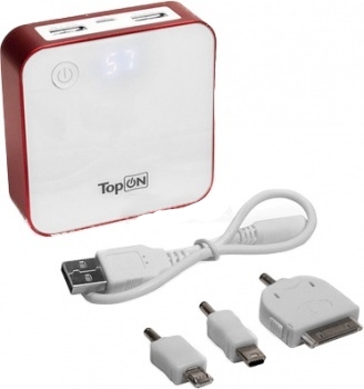  Аккумулятор TopON TOP-QUAD 7800 mAh универсальный Red