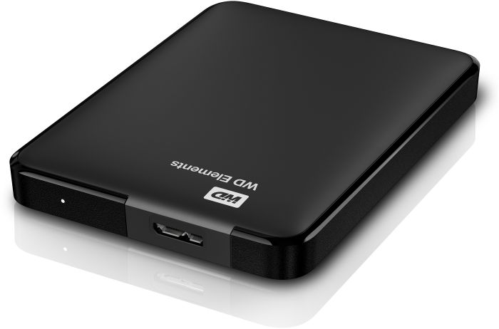 Western Digital Elements Portable 1Tb USB 3.0 WDBUZG0010BBK-EESN