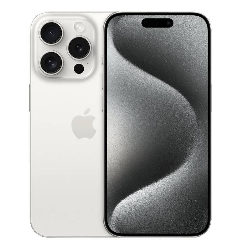 фото Сотовый телефон apple iphone 15 pro 128gb white titanium (a3101, a3102) (nano sim + esim)