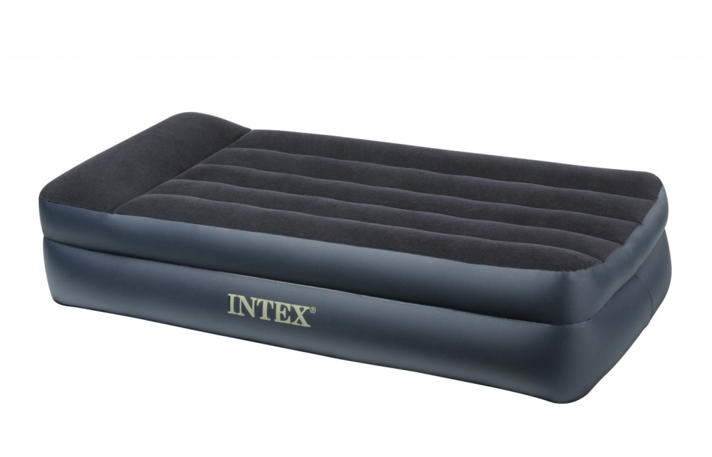 Intex - Надувной матрас Intex Rising Comfort 99х191х47см с насосом 66706