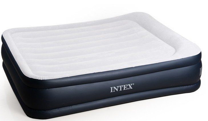 Intex - Надувной матрас Intex Rising Comfort 152x203x43cm с насосом 67738