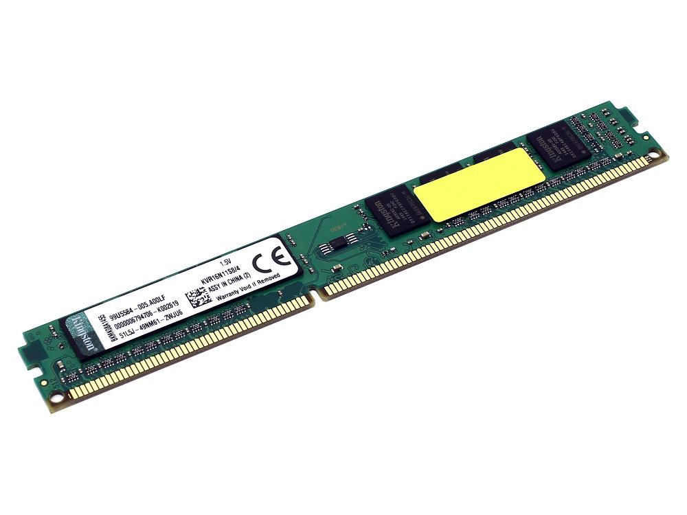 Kingston PC3-12800 DIMM DDR3 1600MHz - 4Gb KVR16N11S8/4