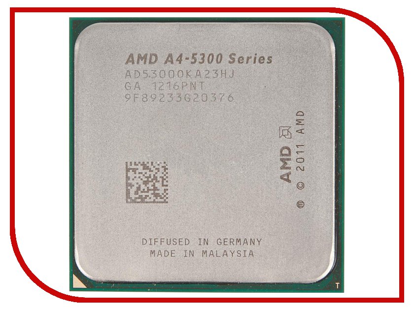 Процессор AMD X2 A4-5300 Trinity OEM (3400MHz/SocketFM2/1024Kb)