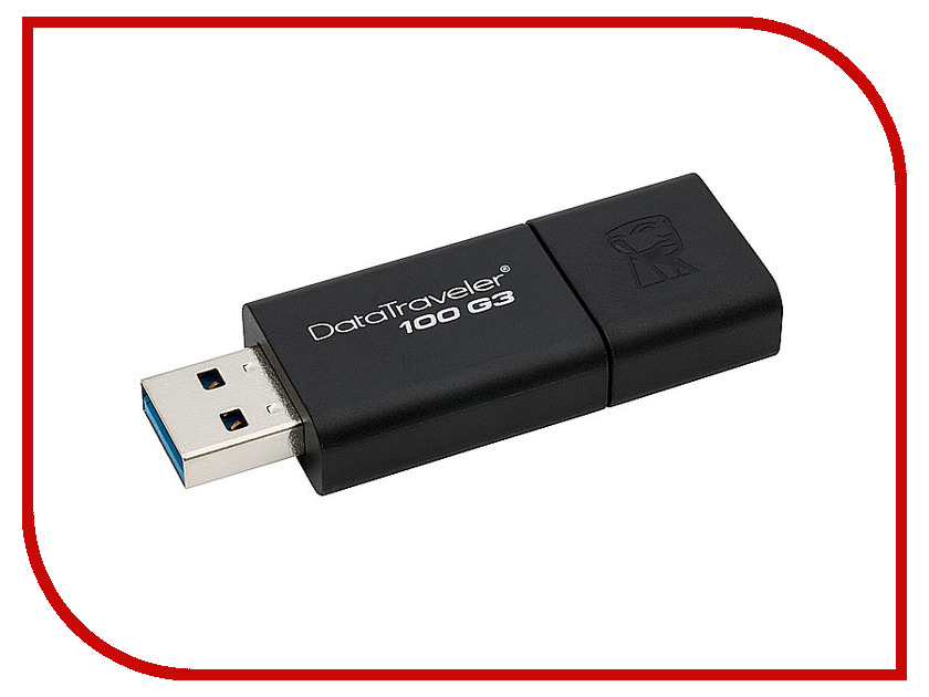 USB Flash Drive (флешка) Data Traveler DT100 G3  USB Flash Drive 16Gb - Kingston FlashDrive Data Traveler DT100 G3 DT100G3/16GB