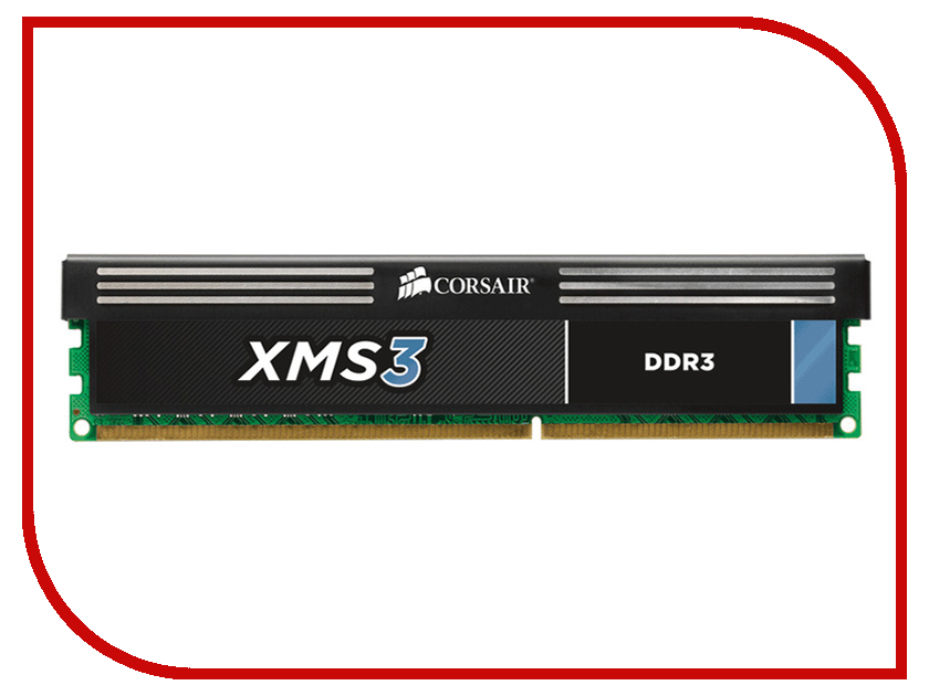 Модуль памяти Corsair XMS3 DDR3 DIMM 1600Hz PC3-12800 - 4Gb CMX4GX3M1A1600C9
