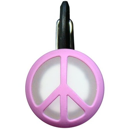 Nite Ize - Аксессуар Nite Ize NCLS02-03-12PE Pink Peace Sign - брелок
