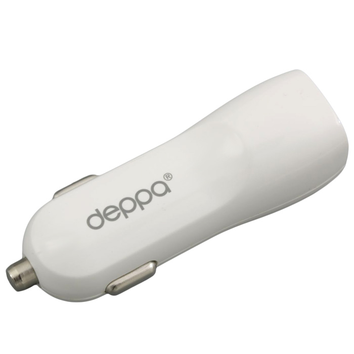 Deppa Зарядное устройство Deppa Ultra Duo 2xUSB White 11511