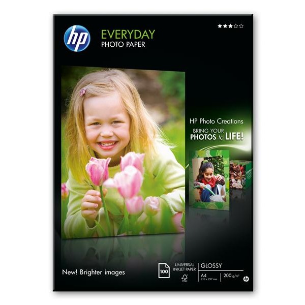 Hewlett-Packard Фотобумага HP Everyday Glossy Photo Paper Q2510A
