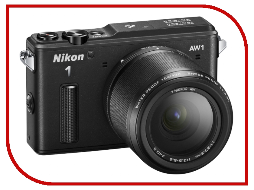  Nikon 1 AW1 Kit 11-27.5 mm F / 3.5-5.6 Black