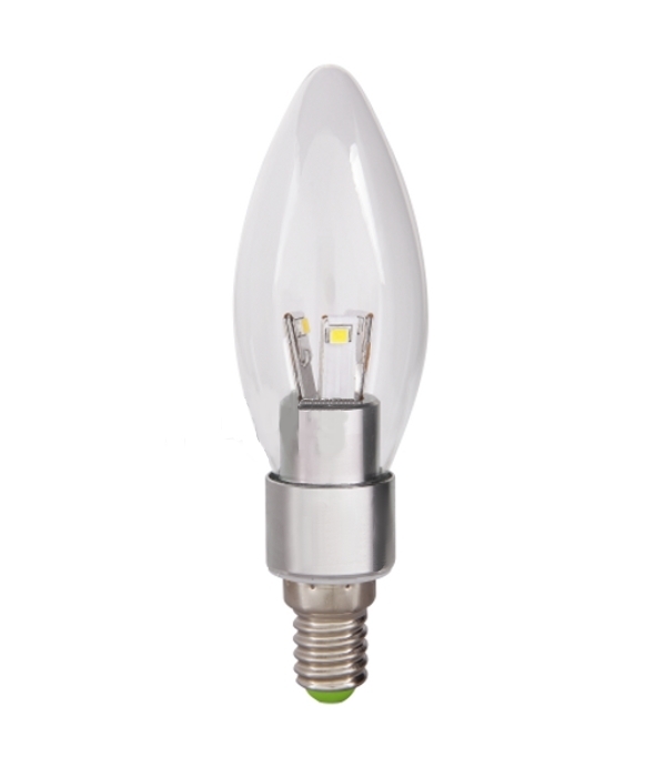GLANZEN - Лампочка GLANZEN LED E14 3.5W 2700K 220v LEW-0001-14