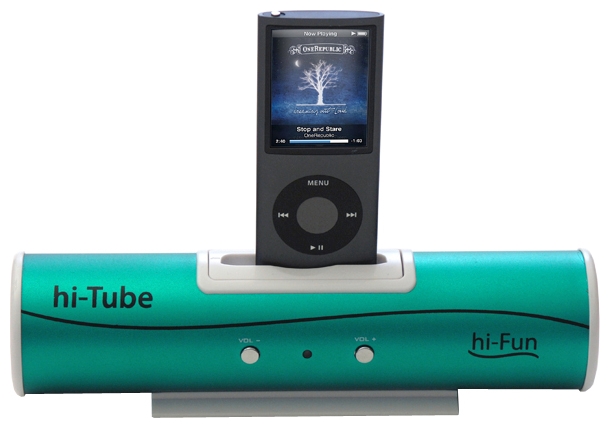  Колонка Hi-Fun Hi-Tube для iPhone / iPod Green