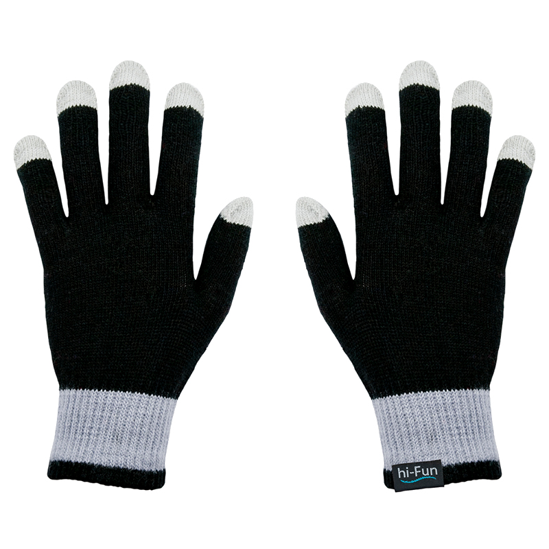  Теплые перчатки для сенсорных дисплеев Hi-Fun Hi-Glove Woman Black