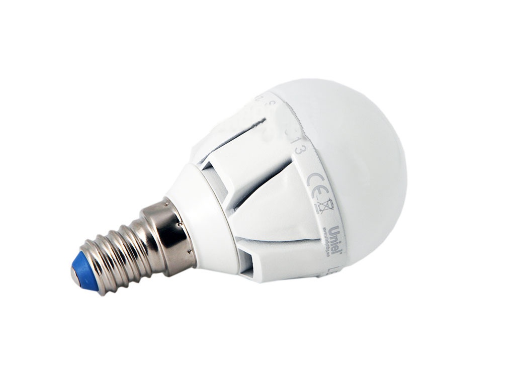 Uniel Лампочка Uniel Palazzo LED-G45-6W/NW/E14/FR ALP01WH 600 Lm (белый, 4500K)