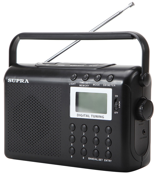 Supra Радиоприемник SUPRA ST-116 Black