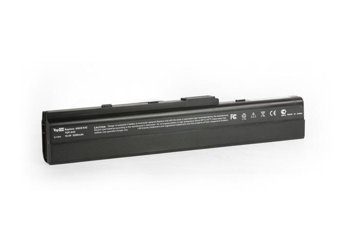  Аккумулятор TopON TOP-K52 10.8V 4400mAh for ASUS K52F/A40/A50/A52A/A52JB/K42F/K42JB/K52JB/K52JK/K62/N82/P42/P52/Pro5/Pro8/X8F/X42J/X42N/X52/X5K/X62/B53F/B53J Series