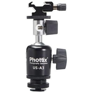 Phottix Стойка студийная Phottix A3 - поворотная стойка для вспышки и зонта-отражателя 87208