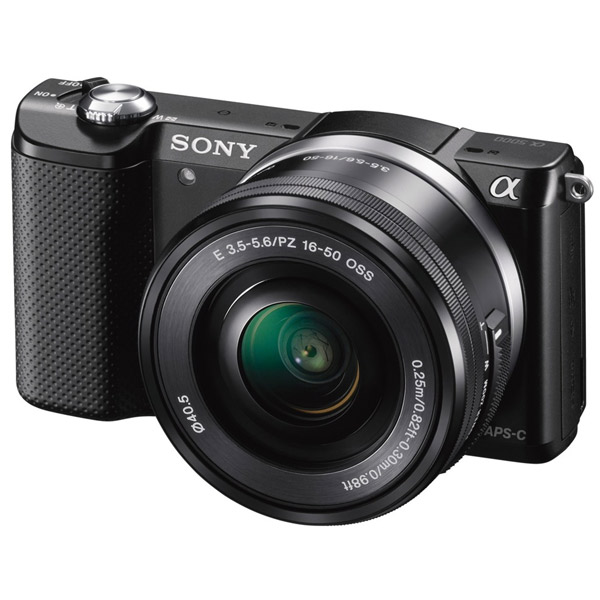 Sony Фотоаппарат Sony Alpha A5000 Kit 16-50 mm F/3.5-5.6 E OSS PZ Black
