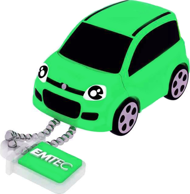 Emtec 8Gb - Emtec F103 Fiat Panda USB 2.0 Green EKMMD8GFI103