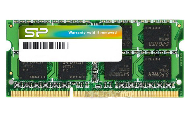   Silicon Power PC3-12800 SO-DIMM DDR3 1600MHz - 4Gb SP004GBSTU160N02<br>