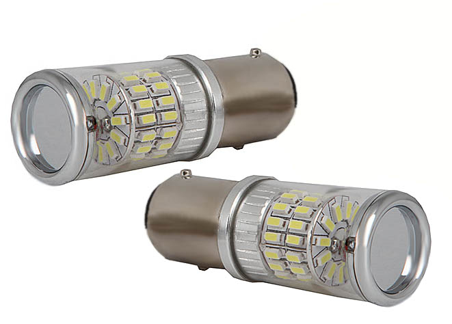 Светодиодная лампа Gofl / Glare of Light 1157 (P21/5W) 48SMD Flood Lens 1710 (2 штуки)