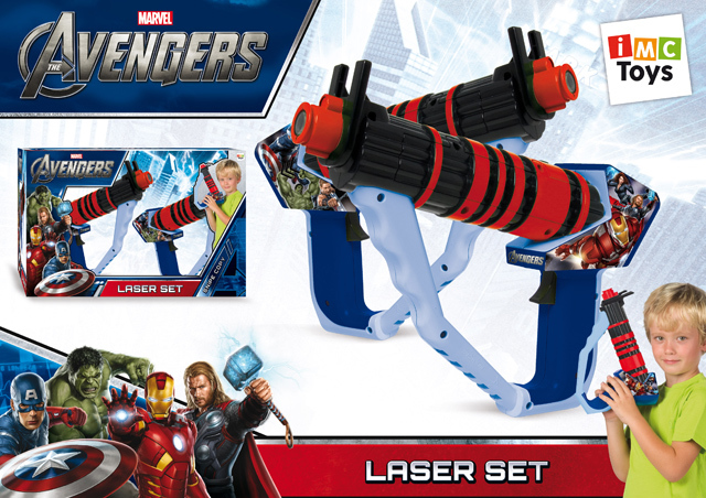  Бластер IMC Toys Набор лазерного оружия Мстители 390065