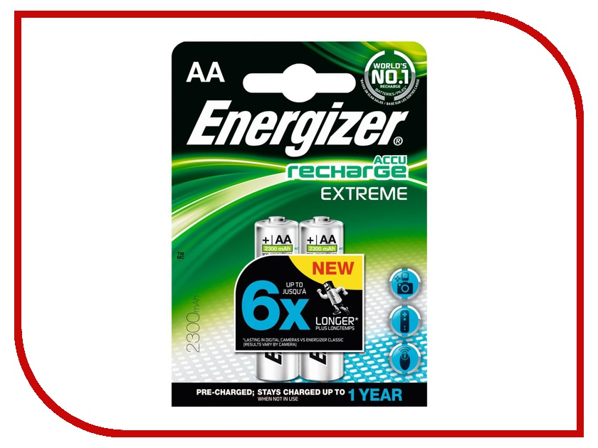  AA - Energizer Rech Extreme FSB4 2300 mAh Ni-MH (4 )