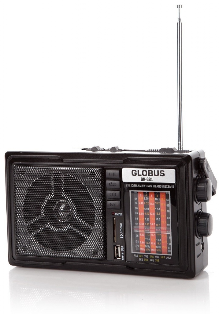  Радиоприемник GlobusFM GR-381