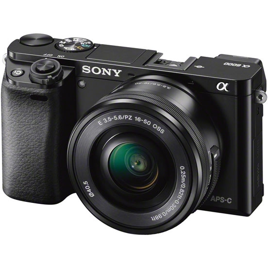 Sony Фотоаппарат Sony Alpha A6000 Kit 16-50 mm F/3.5-5.6 E OSS PZ Black