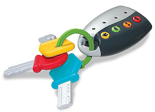  Детский музыкальный инструмент 1Toy Kidz Delight Ключи для авто T55428