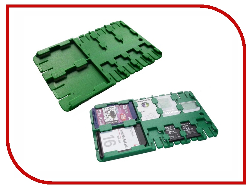  REFI Holder SD / microSD / SIM Green