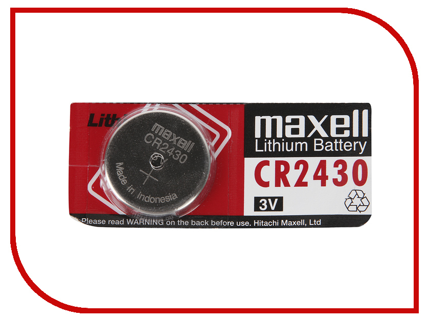 Батарейка CR2430 - Maxell CR2430 3V
