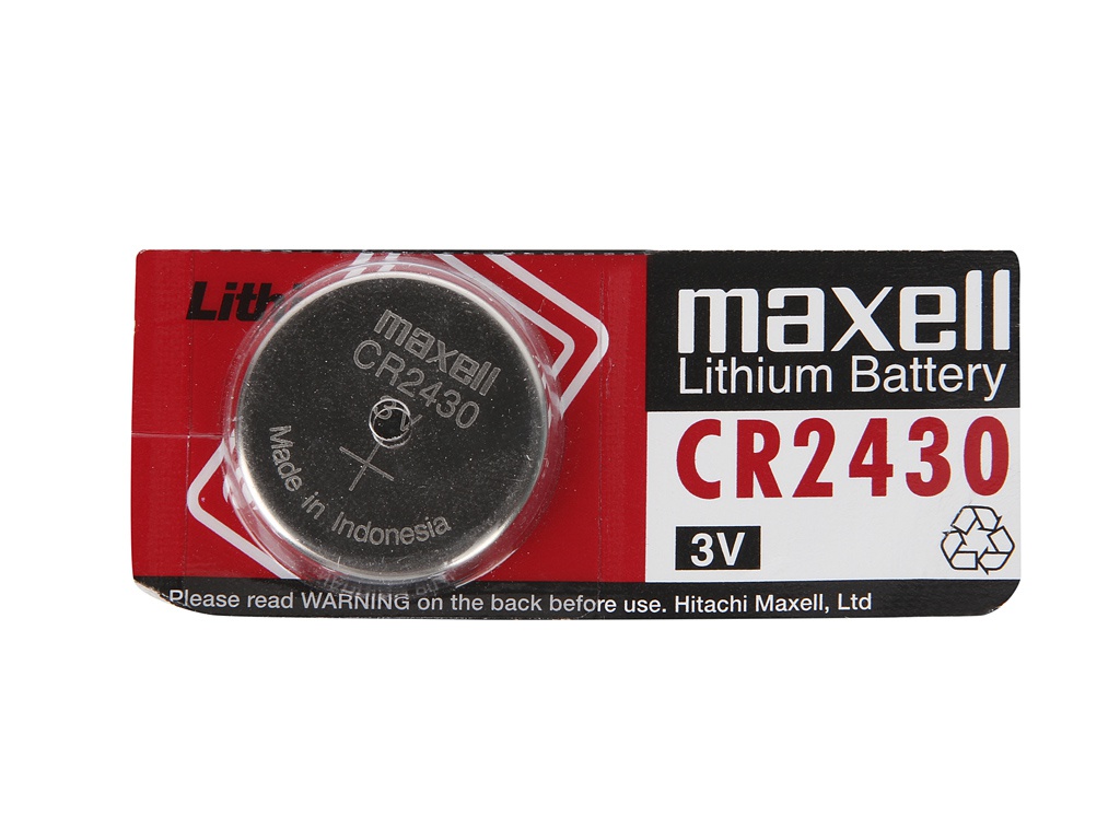 Maxell Батарейка CR2430 - Maxell CR2430 3V