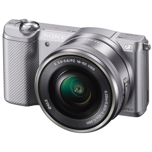 Sony Фотоаппарат Sony Alpha A5000 Kit 16-50 mm F/3.5-5.6 E OSS PZ Silver