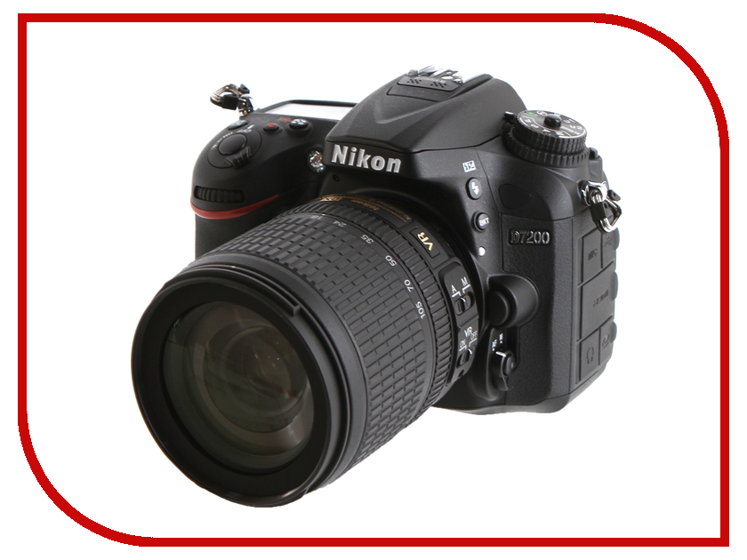  Nikon D7200 Kit AF-S DX VR 18-105 mm f / 3.5-5.6G ED