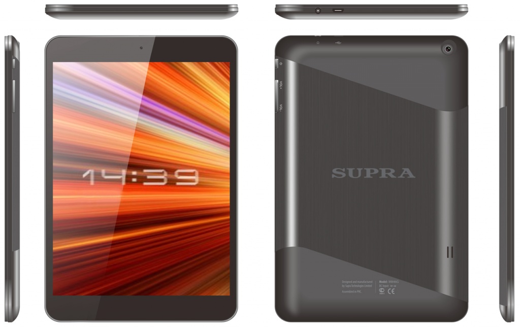 Supra M846G Dark Grey MT8382 1.2 GHz/1024Mb/8Gb/Wi-Fi/3G/Bluetooth/Cam/7.85/1024x768/Android