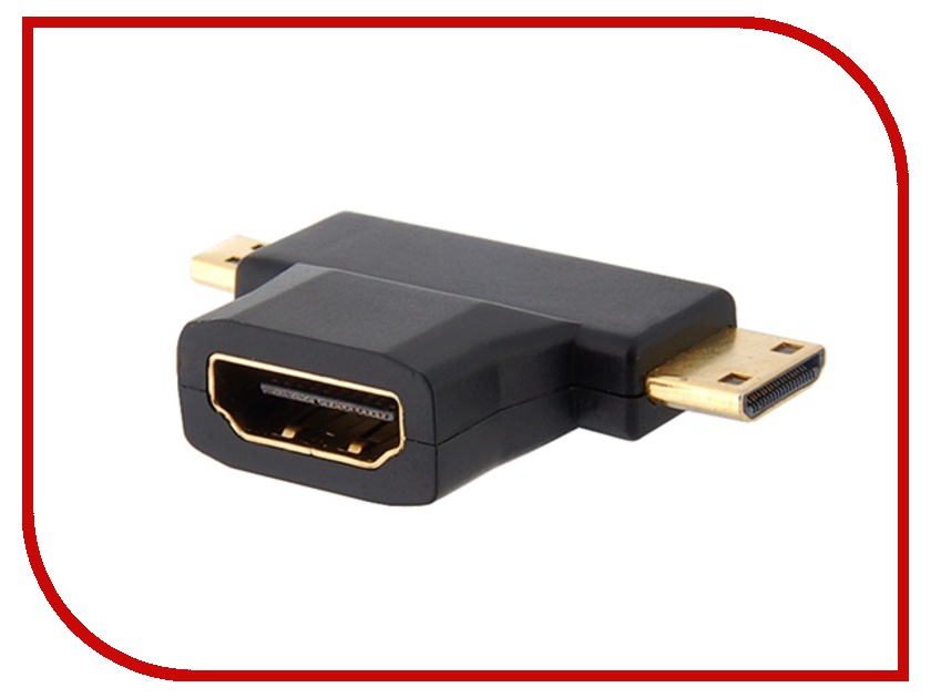  5bites HDMI F / mini + micro HDMI M HH1805FM-T