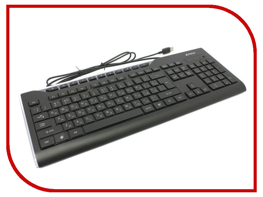 клавиатуры и цифронабиратели KD-800L  Клавиатура A4Tech KD-800L Black USB