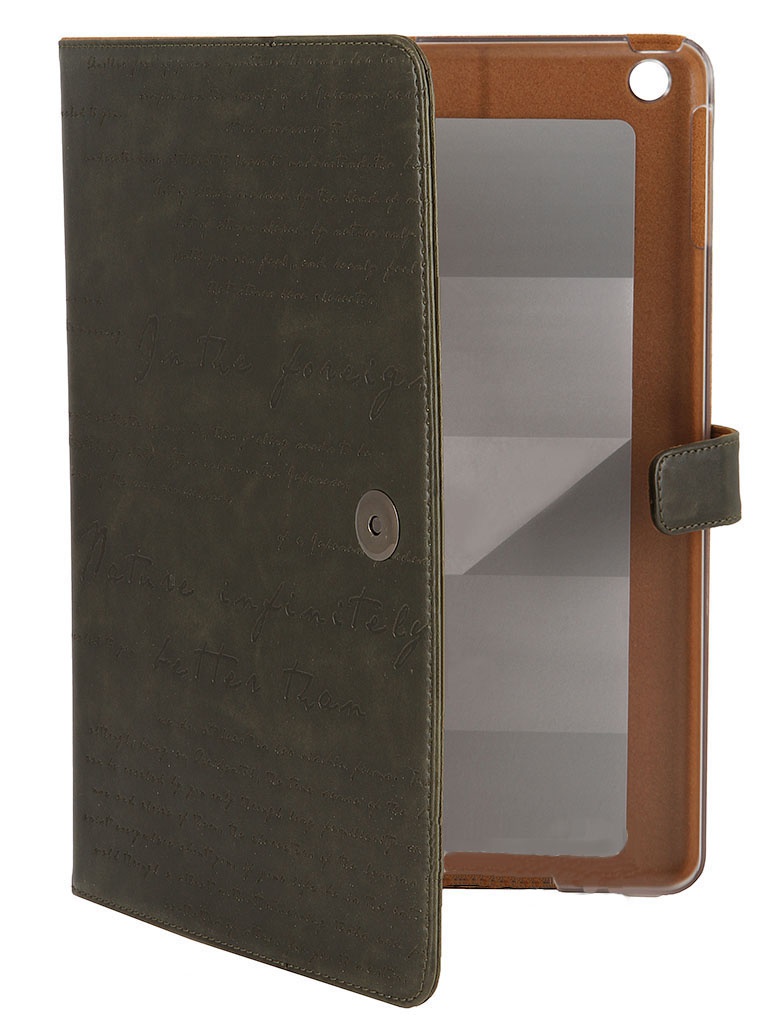 Zenus Аксессуар Чехол Zenus Masstige Lettering Diary for iPad Air 10 Deep Khaki