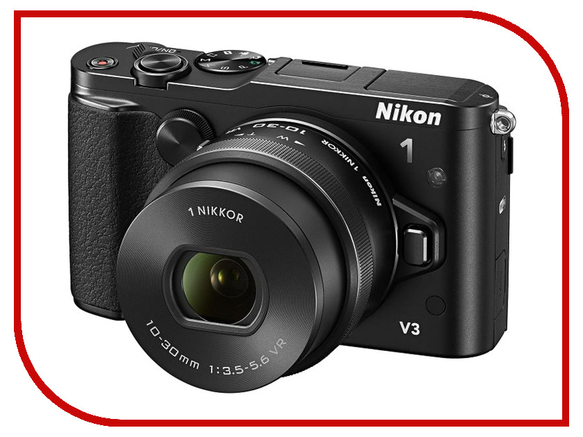 фото Фотоаппарат Nikon 1 V3 Kit 10-30 mm F/3.5-5.6 PD-Zoom VR Black