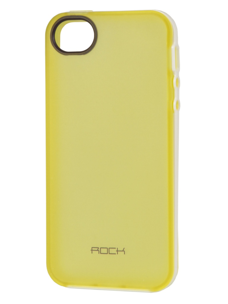  Аксессуар Чехол ROCK Joyful Protective Shell for iPhone 5 / 5S Yellow 24360