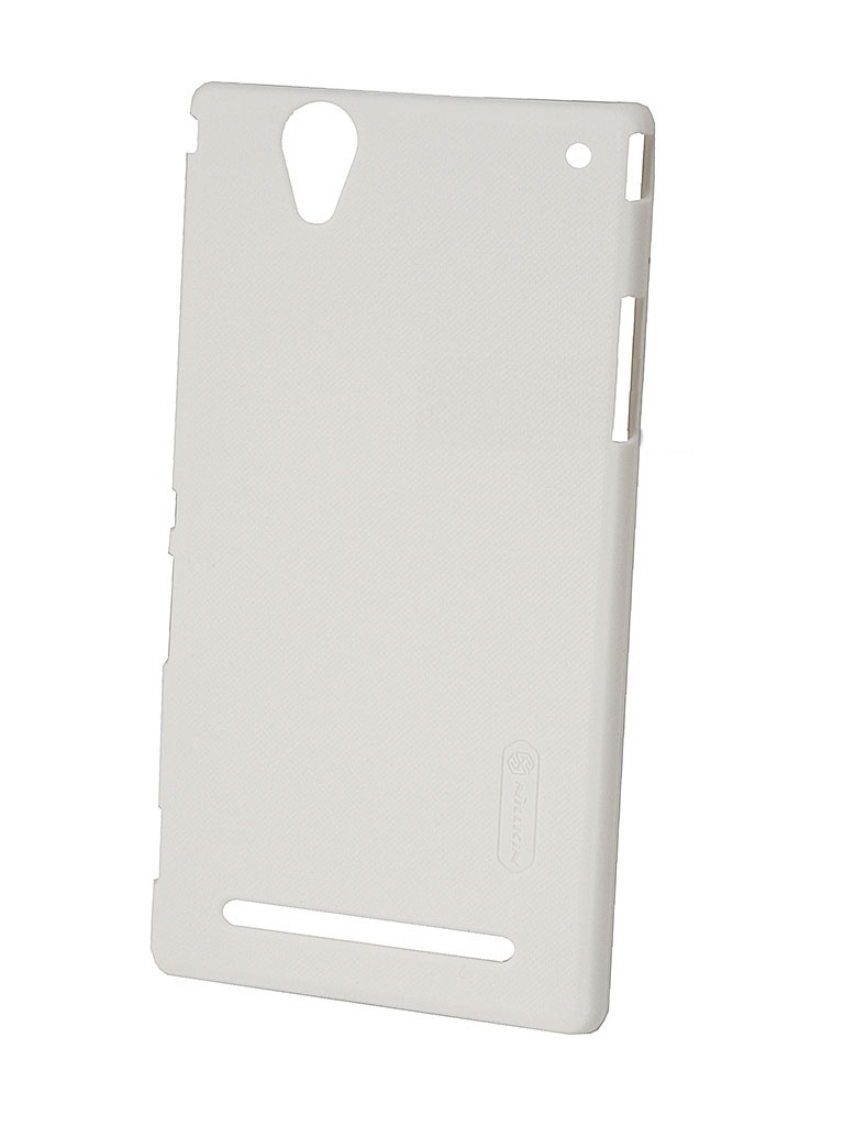  Аксессуар Чехол-накладка Nillkin for Sony Xperia T2 Ultra XM50h Super Frosted Shield White