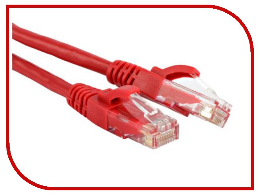  Greenconnect UTP cat.5e 24awg RJ45 0.3m Red GC-LNC04-0.3m