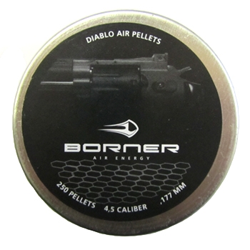  Пули Borner 4.5mm 250шт