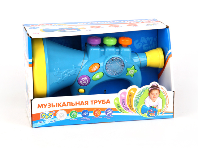 S+S toys - Детский музыкальный инструмент S+S toys Труба Бамбини EG80015R