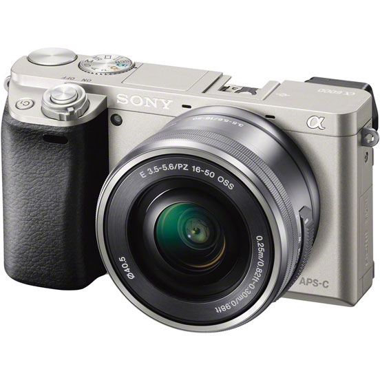 Sony Фотоаппарат Sony Alpha A6000 Kit 16-50 mm F/3.5-5.6 E OSS PZ Silver