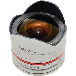 Samyang Объектив Samyang Samsung NX MF 8 mm F/2.8 UMC Fish-eye II Silver