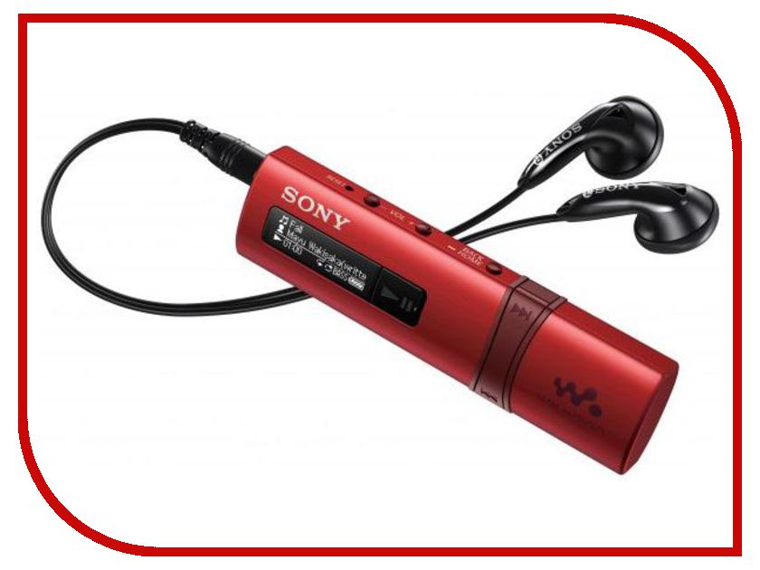  Sony NWZ-B183F Walkman - 4Gb Red