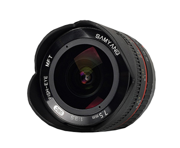  Samyang MF 7.5 mm T3.8 Fish-eye VDSLR Cine UMC for Micro 4/3<br>