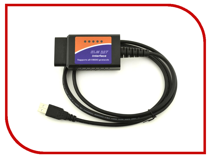 Автосканер OBDII Quantoom ELM 327 USB